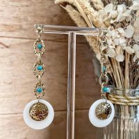 boucle oreille prune Bijoux Normandie